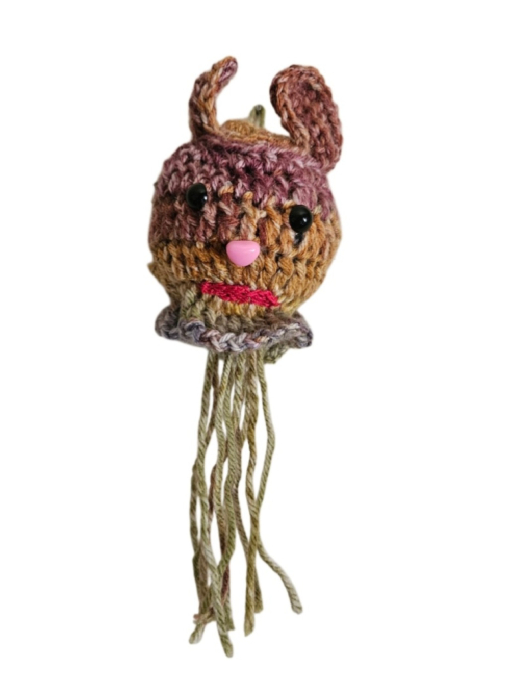 Handmade Crochet Jellybunny Catnip Cat Toy Amigurumi Plushie Fall Gift Toy